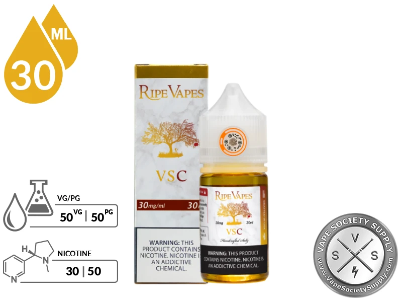 VSC Ripe Vapes Handcrafted Saltz