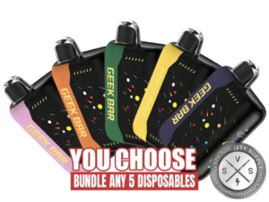 [5-Pack] Geek Bar Hookah X 25k Disposable Bundle