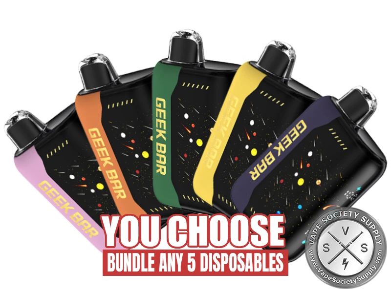 [5-Pack] Geek Bar Hookah X 25k Disposable Bundle
