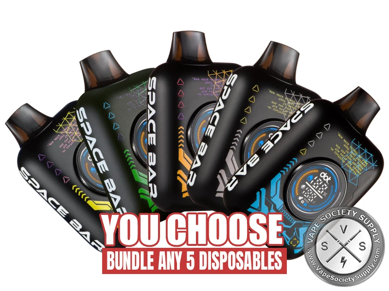 [5-Pack] SPACE BAR 35k Disposable Bundle