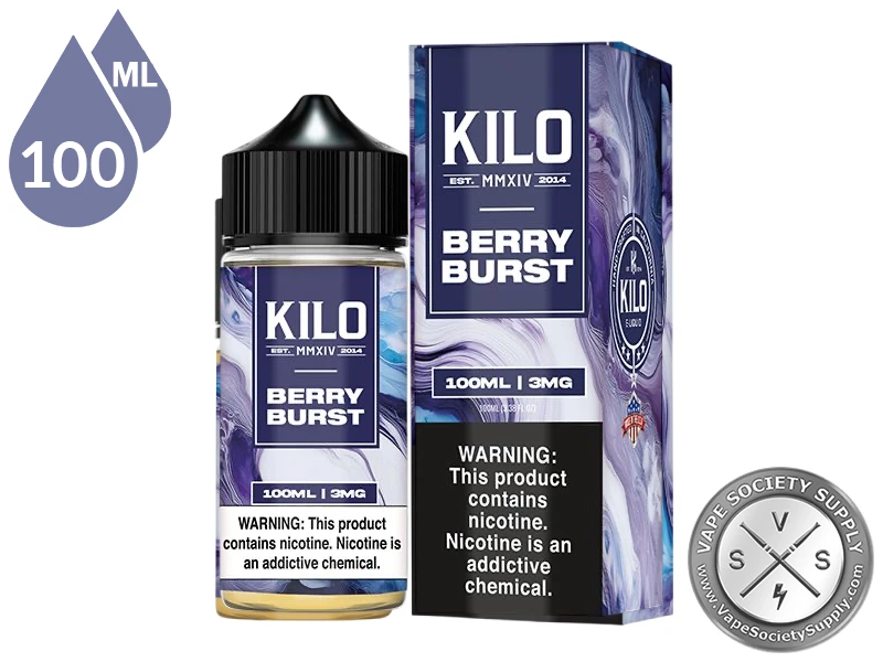 Berry Burst KILO E-Liquids 100ml - Image 3