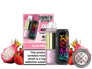 Dinner Lady Snap Pro Kit Clear Pink