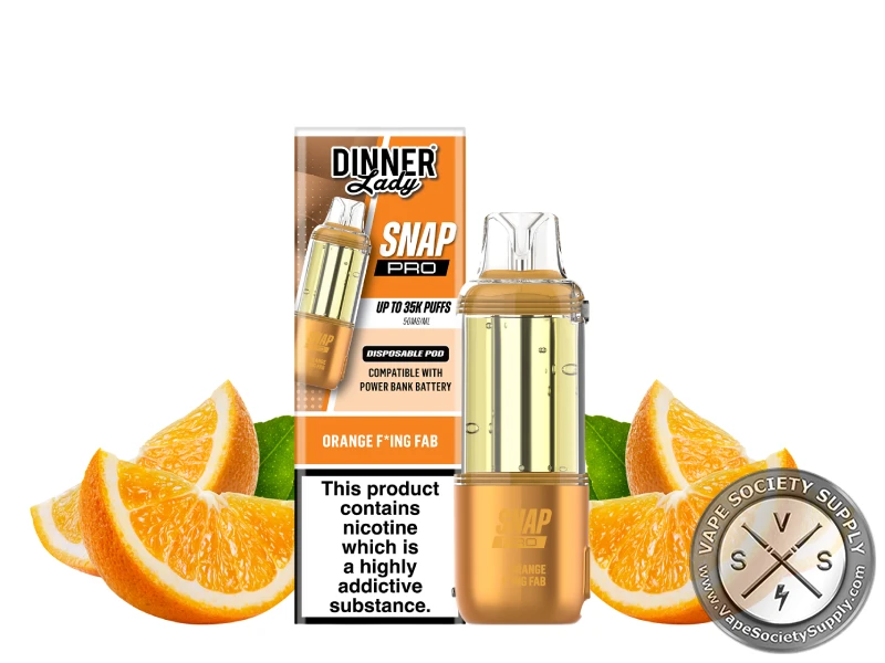 Dinner Lady Snap Pro POD Orange Fking Fab