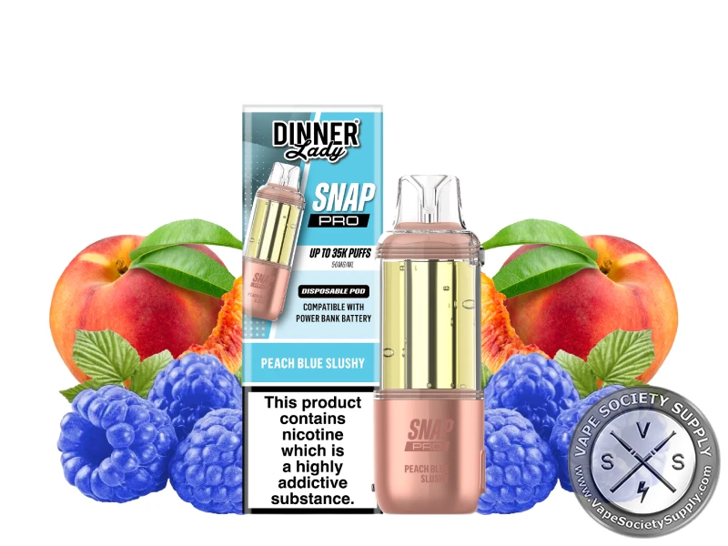 Dinner Lady Snap Pro POD Peach Blue Slushy