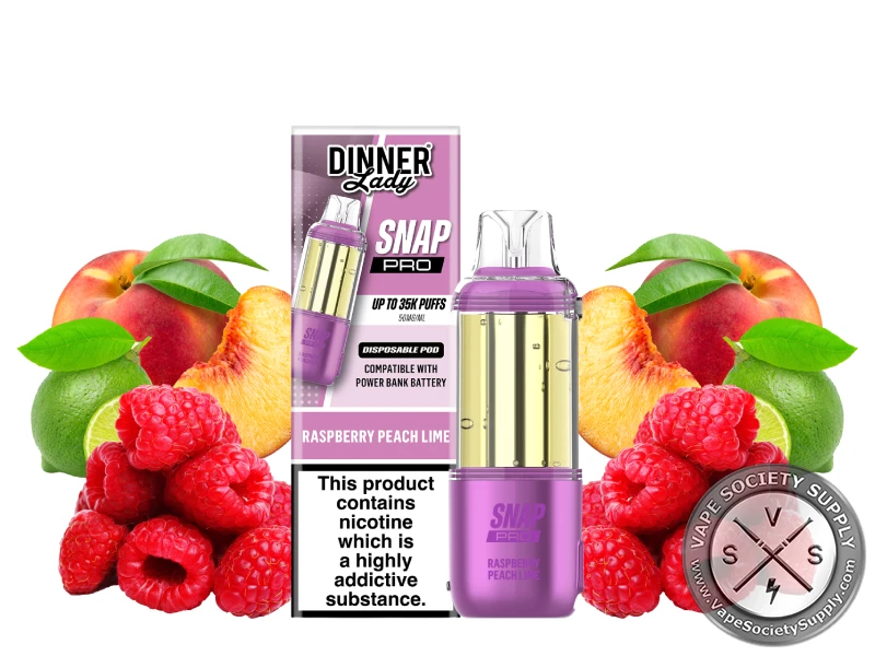 Dinner Lady Snap Pro POD Raspberry Peach Lime