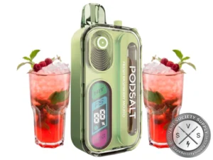 Pod Salt Hit 40K Puff Disposable Raspberry Mojito