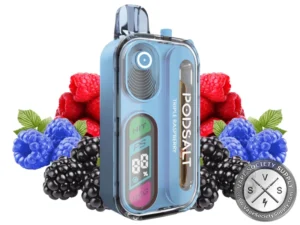 Pod Salt Hit 40K Puff Disposable triple raspberry