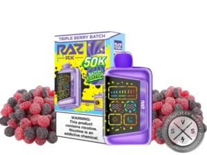 RAZ RX Batch Edition Disposable _ 50k Puffs Triple berry batch