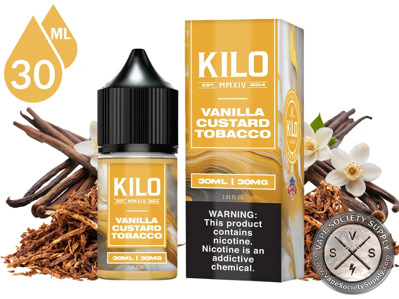 Vanilla Custard Tobacco KILO SALT