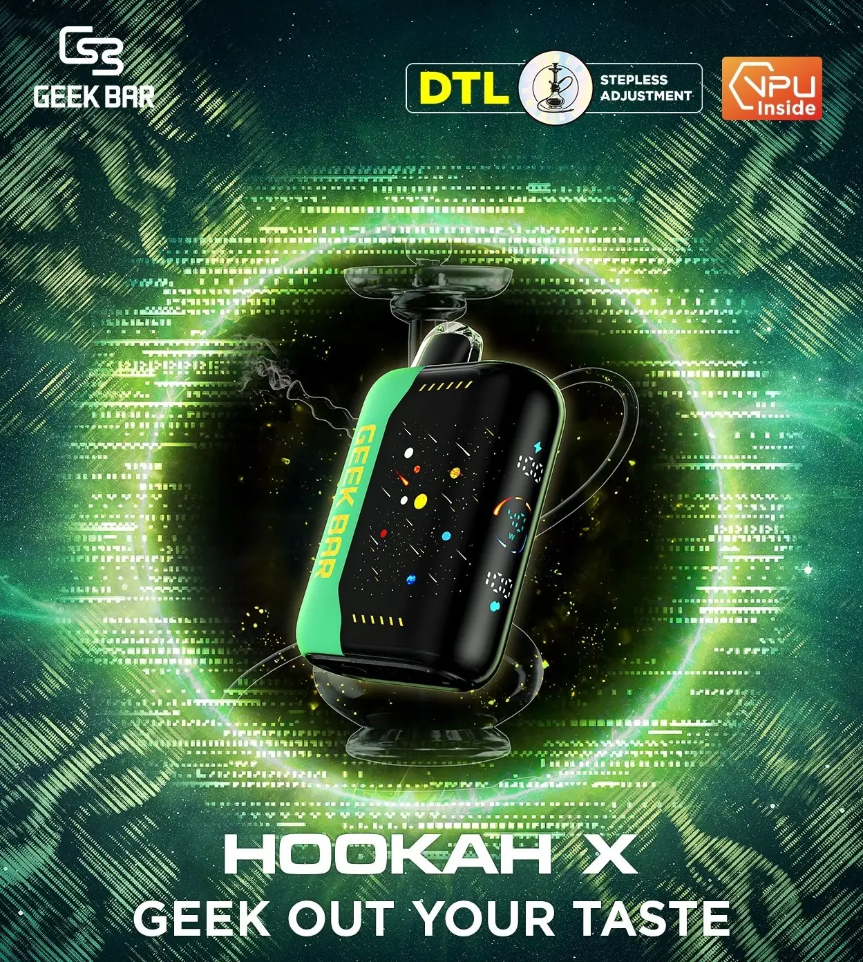 geek bar x hookah disposable vape 25K puffs