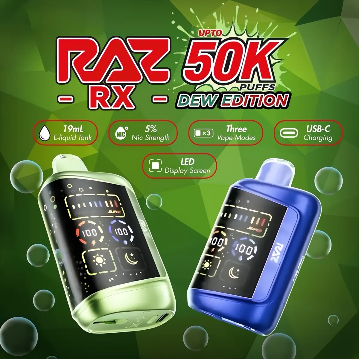 raz rx dew edition 50k