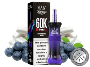 Al Fakher Crown Bar 60K E-Hose X Disposable Blueberry Gum