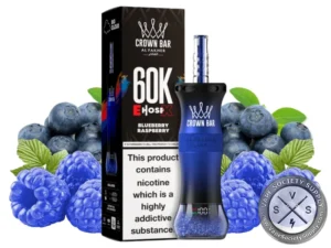 Al Fakher Crown Bar 60K E-Hose X Disposable Blueberry Raspberry