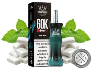 Al Fakher Crown Bar 60K E-Hose X Disposable Gum Mint