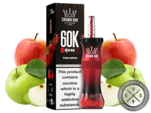 Al Fakher Crown Bar 60K E-Hose X Disposable Two Apple