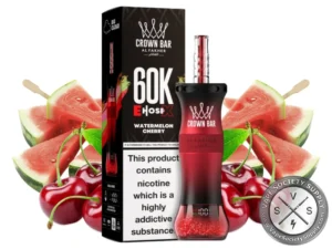 Al Fakher Crown Bar 60K E-Hose X Disposable WAtermelon Cherry