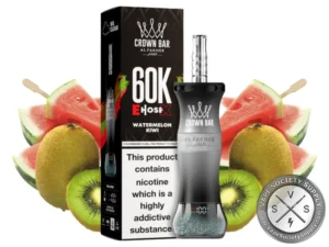Al Fakher Crown Bar 60K E-Hose X Disposable WAtermelon Kiwi