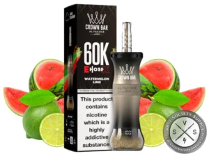Al Fakher Crown Bar 60K E-Hose X Disposable Watermelon Lime