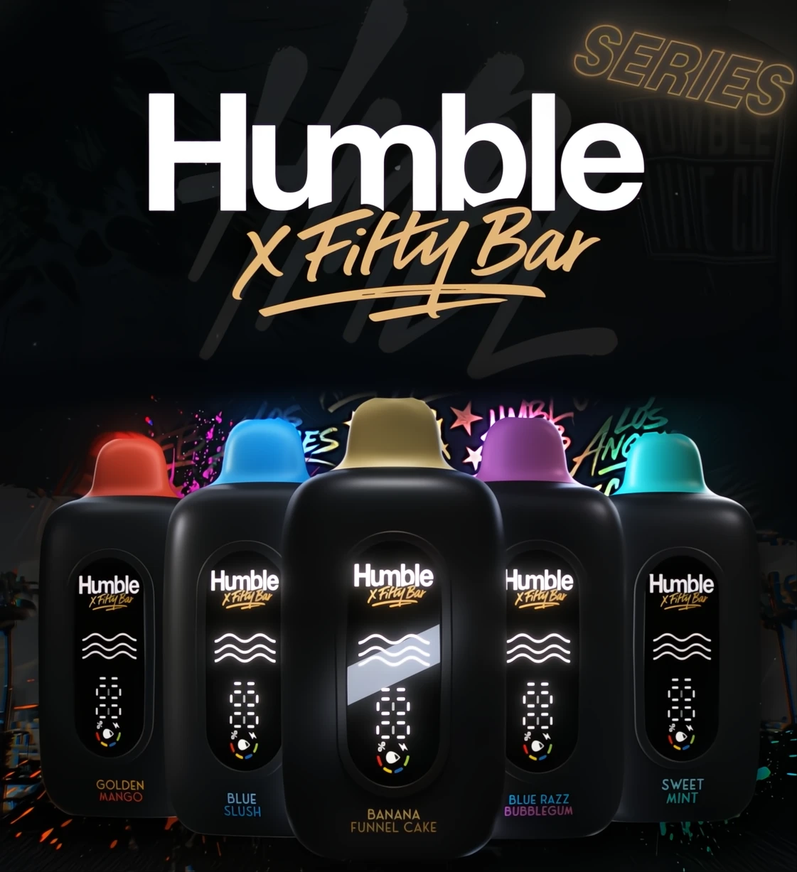 humble x fifty bar vape disposables