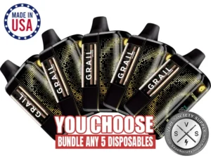 [5-Pack] Grail G550 50K Puff Disposable Bundle