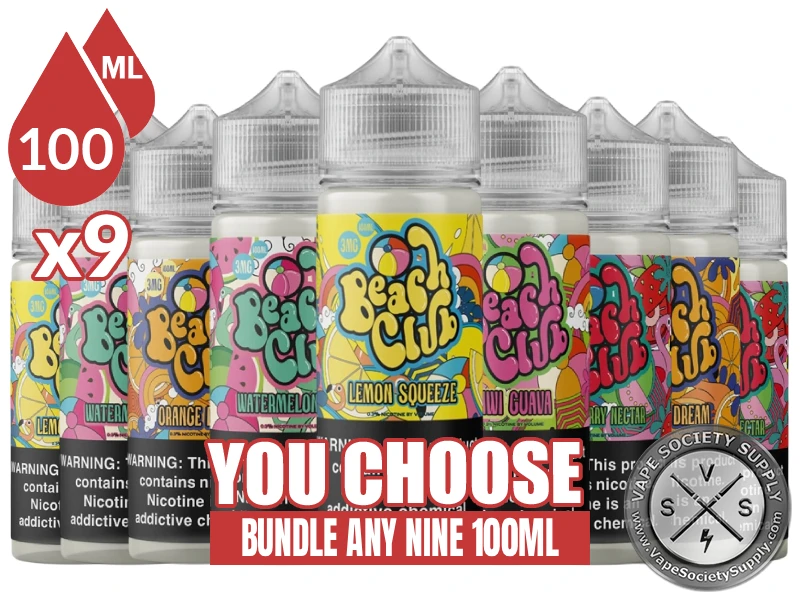 Beach Club Bundle 9 100ml (900ml)
