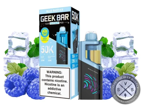 Geek Bar CLIO Platinum 50K Disposable Pod  Vape Society Supply