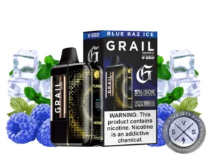 Grail G550 50K Puff Disposable Blue Razz Ice