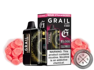 Grail G550 50K Puff Disposable Sour Strawberry