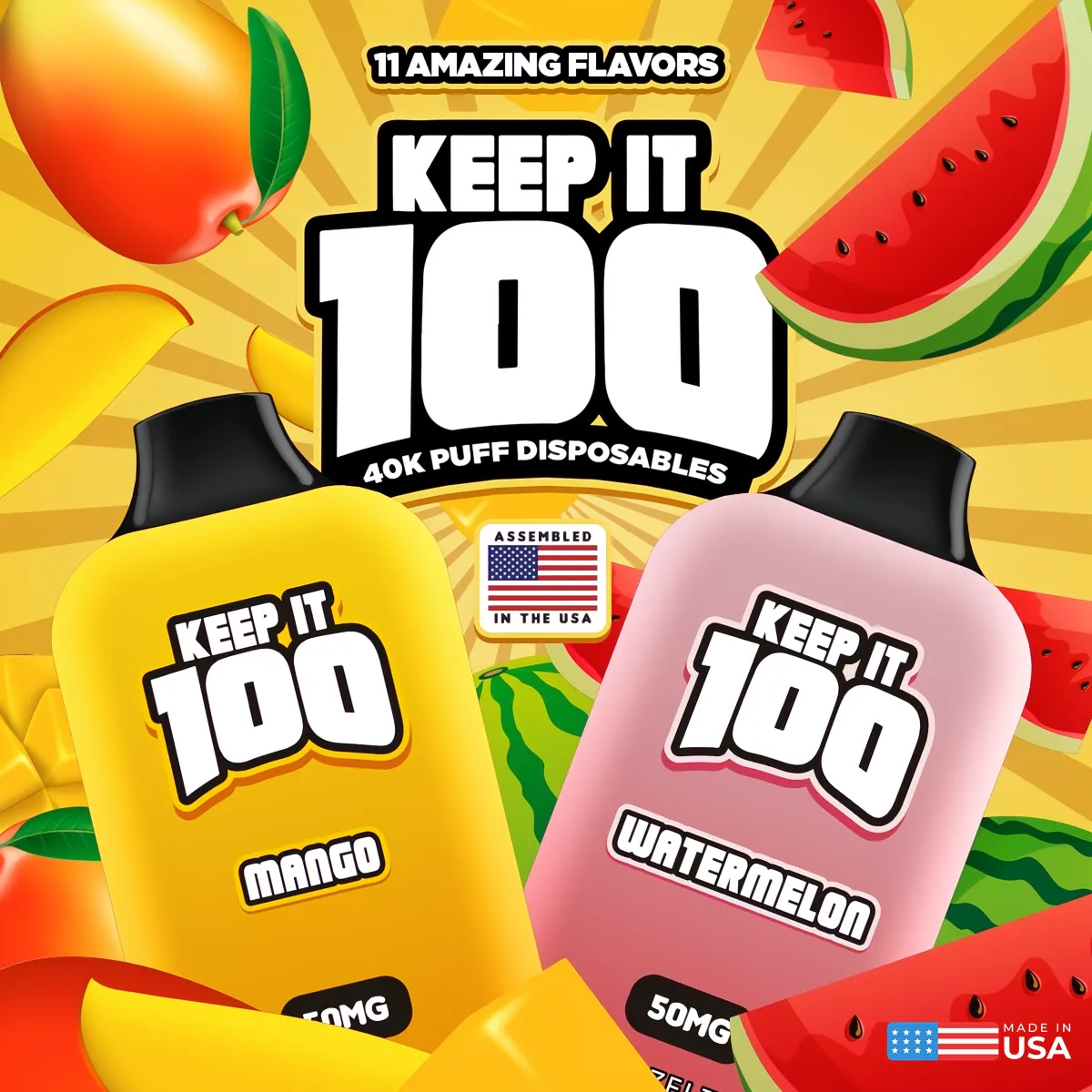 keep it 100 disposable 40K puff