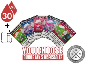 [5-Pack] Pod Monster 80k Refillable Disposable Bundle-1