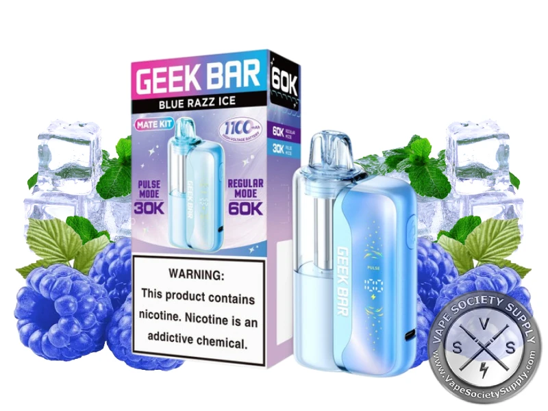 Geek Bar Mate 60k Kit Blue Razz Ice