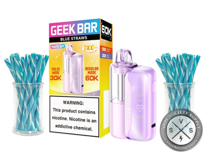 Geek Bar Mate 60k Kit Blue Straws