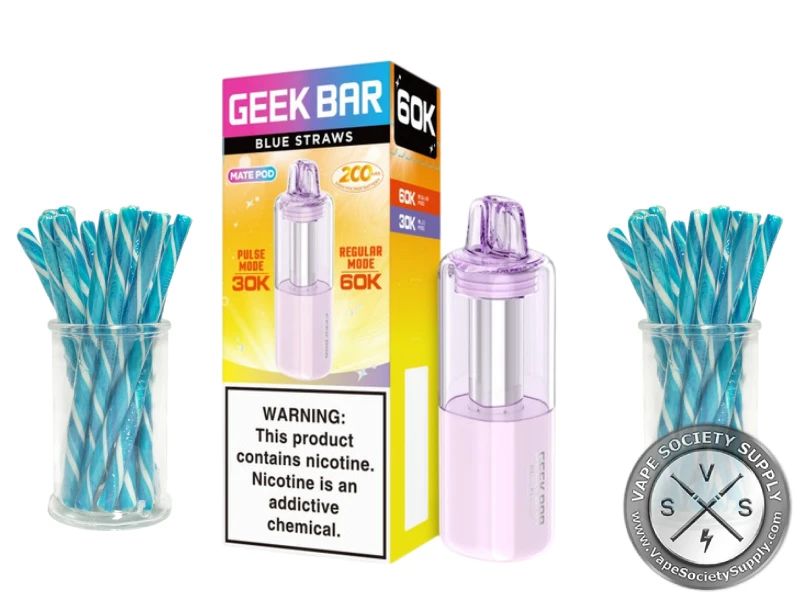 Geek Bar Mate 60k Pods Blue Straws