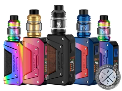 GeekVape L200 dual 18650 box mod kit with the Z Sub-Ohm tank