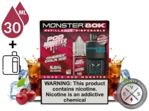 Pod Monster 80k Refillable Disposable Cherry Cola ICe