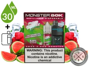 Pod Monster 80k Refillable Disposable Watermelon Raspberry Ice-1