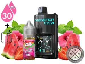 Pod Monster x SMOK 80K Refillable Disposable Cool strawberry watermelon Bubblegum