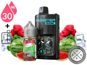 Pod Monster x SMOK 80K Refillable Disposable Watermelon Raspberry Ice