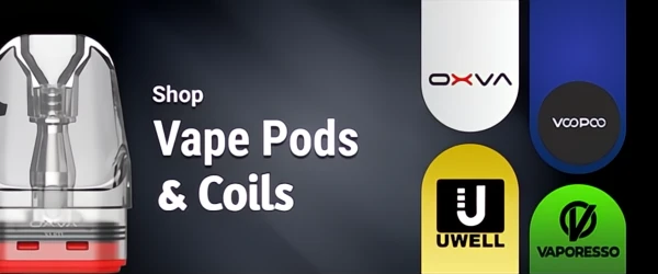 pods and vape coils Banner