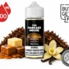 The Pancake House Butterscotch Reserve 100ml e-liquid featuring tobacco, vanilla, and butterscotch flavor notes with a Buy 2 Get 1 Free promotion.