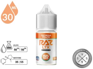 Georgia Peach Pod Juice x RAZ LTX Salt