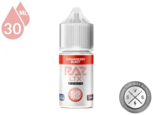 Strawberry Burst Pod Juice x RAZ LTX Salt