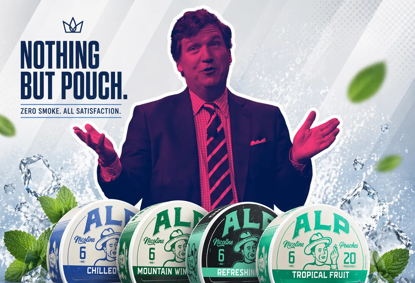 tucker Carlson nicotine pouch brand ALP