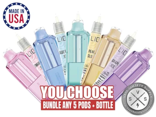 refills for vapes 5-Pack] iJOY XP100k Puff Refill Pods Bundle ⋆ Vape Society Supply NugZ Choose Flavor:Cinnamon Twist Raspberry lemonade Raz DC25000