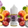 Chakra Zen Haus Salt peach pear plum nicotine salt with fresh fruit.