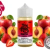 Mantra Zen Haus Fuji apple strawberry nectarine vape juice with fresh fruit.