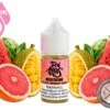 Meditation Zen Haus Salt grapefruit watermelon jackfruit nicotine salt with fresh fruit.
