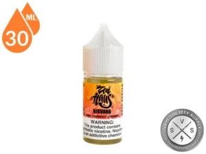 Nirvana Zen Haus Salt 30ml nicotine salt vape juice featuring mango, passionfruit, and strawberry flavor.