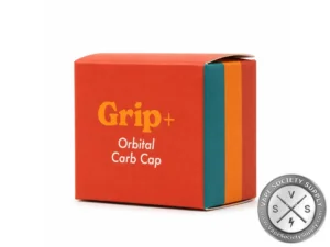 Randy's Grip Plus Orbital Carb Cap retail packaging box