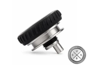 Randy's Grip Plus Orbital Carb Cap side profile with metal and silicone construction